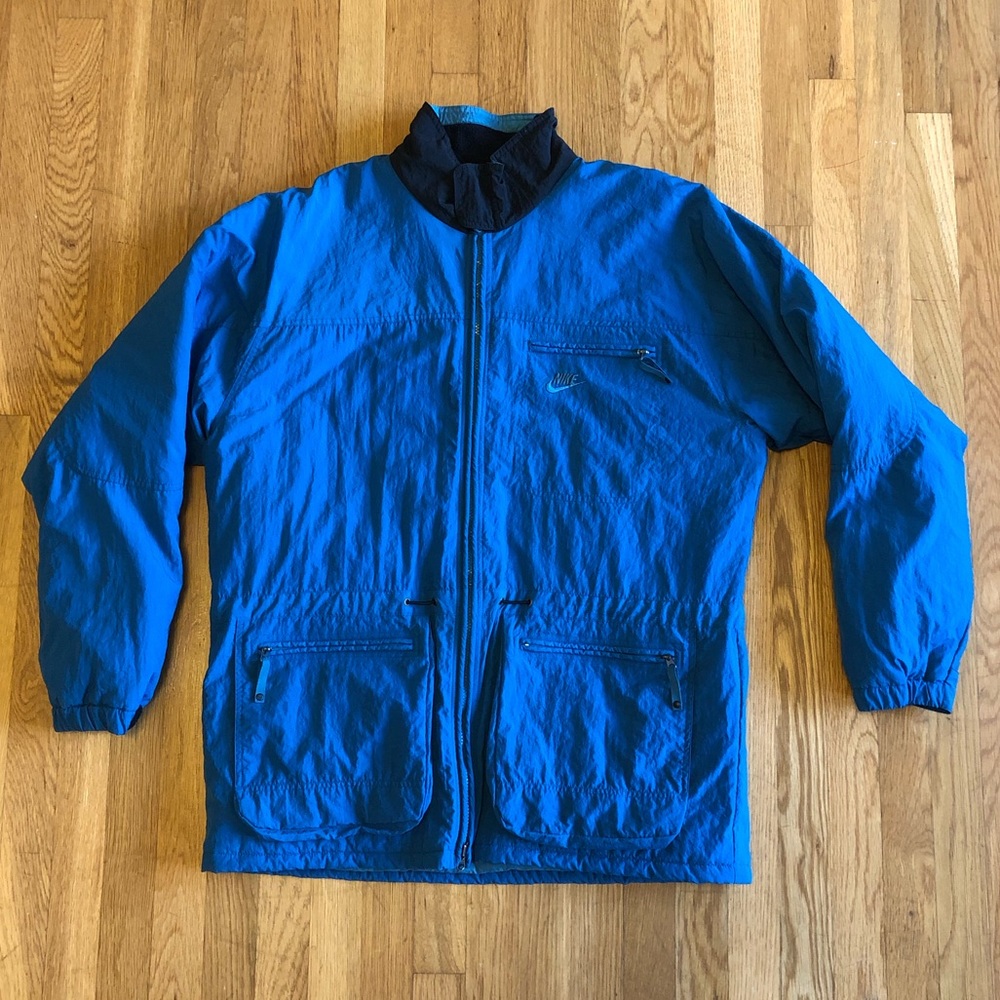 Vintage Nike ACG Jacket Coat Parka Winter Blue Teal Men's Large L